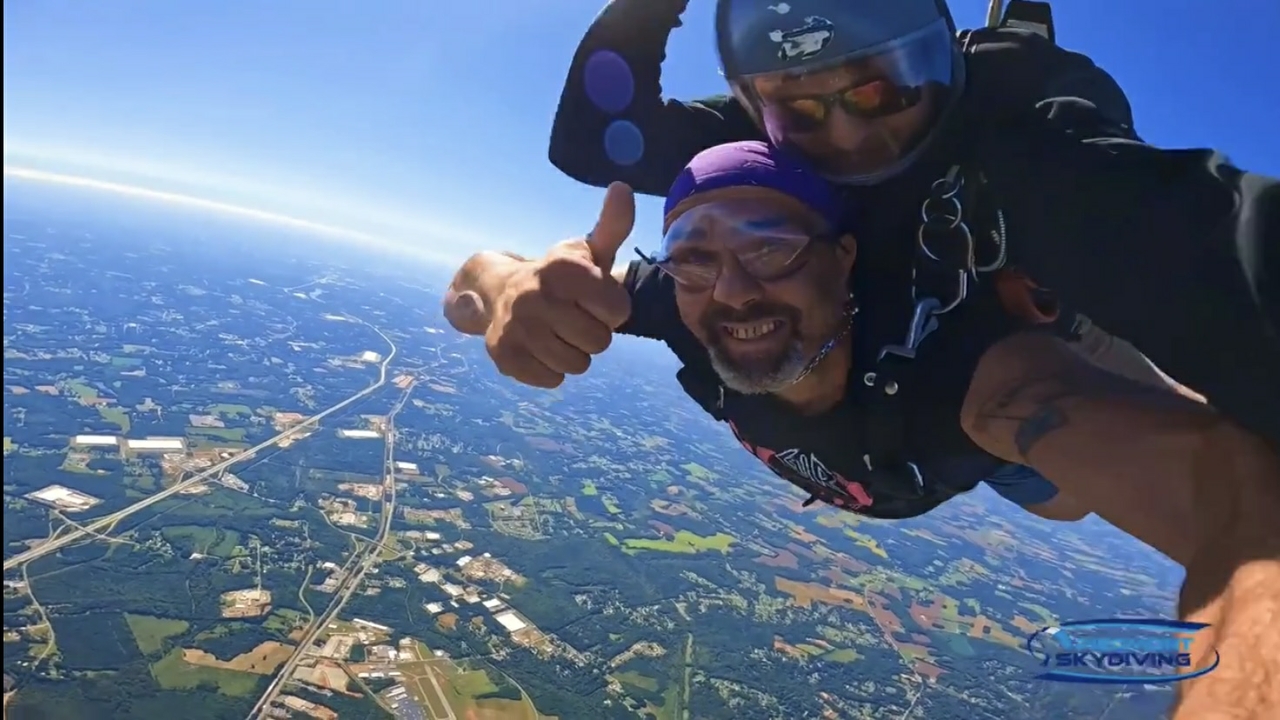 He lost the weight. Next goal Skydiving. Novant Health Healthy